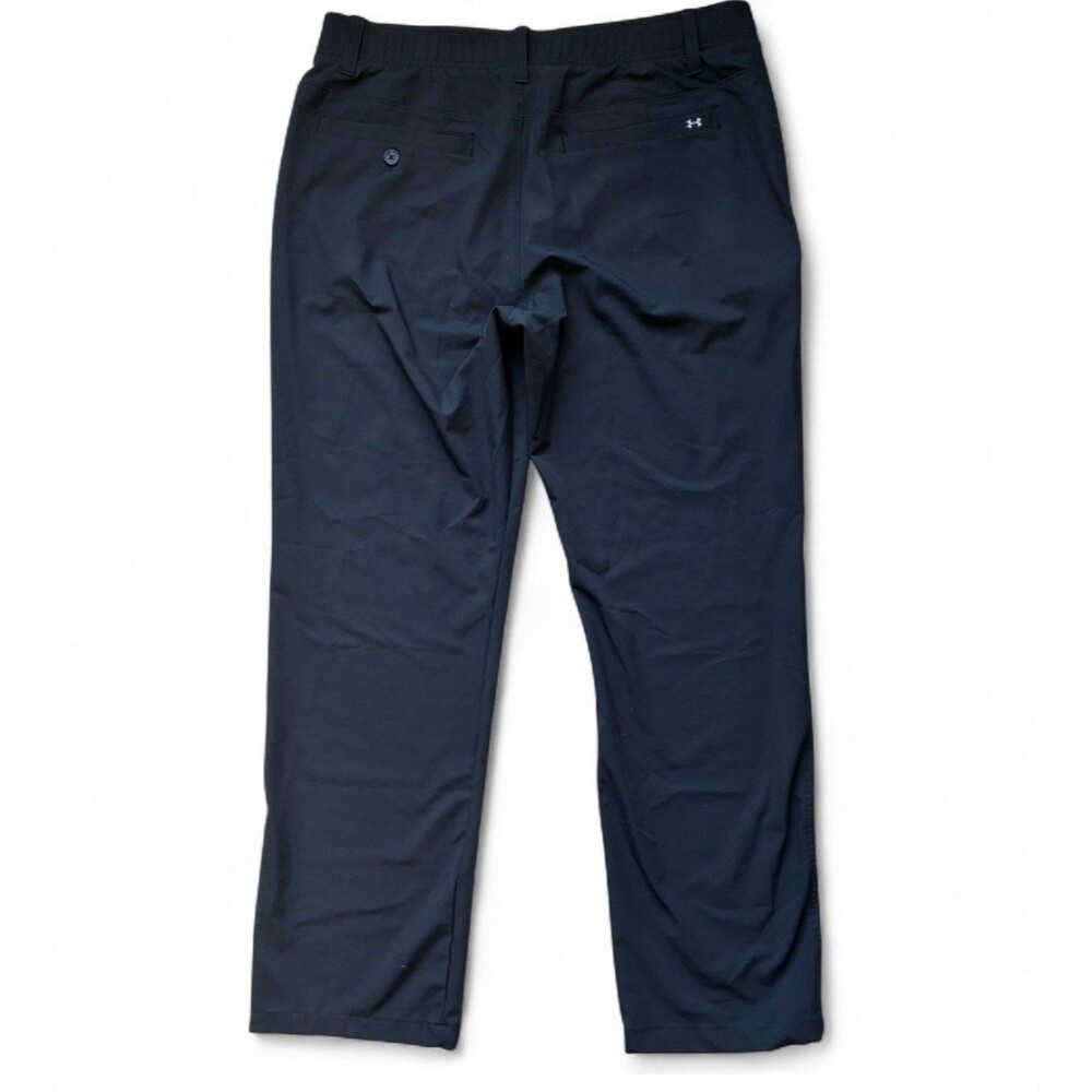 Under Armour 36x30 Black UA Drive 1364407 Straight Golf Mens Dress Pants Comfort - Picture 2 of 11